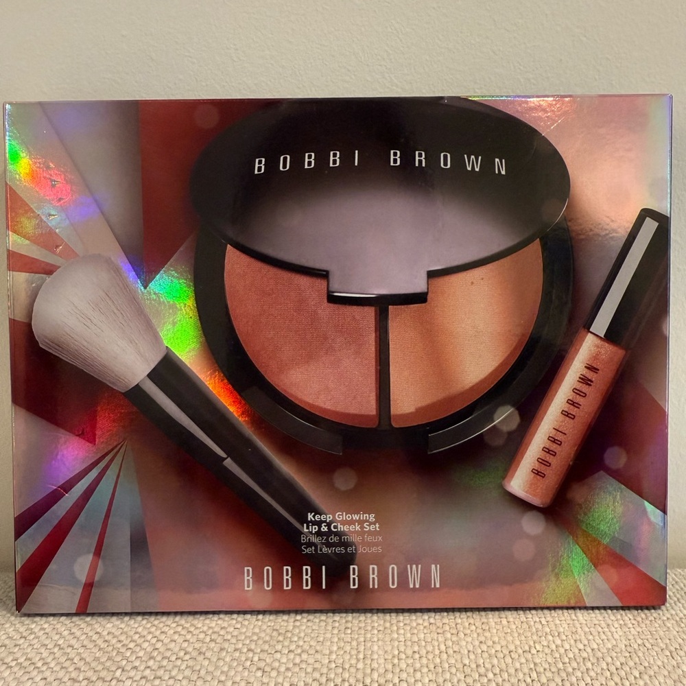Bobbi Brown Keep Glowing Lip & Cheek Set - BRAND NEW